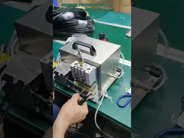 Μηχανή ίσιωσης καλωδίων δικτύου 809D και συστροφής θωράκισης USB