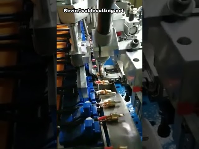 Πλήρως Αυτόματη Μηχανή Τροφοδοσίας, Στερέωσης, Διαχωρισμού, Απογύμνωσης και Συγκόλλησης DC Συνδετήρων 2 Pin & 3 Pin