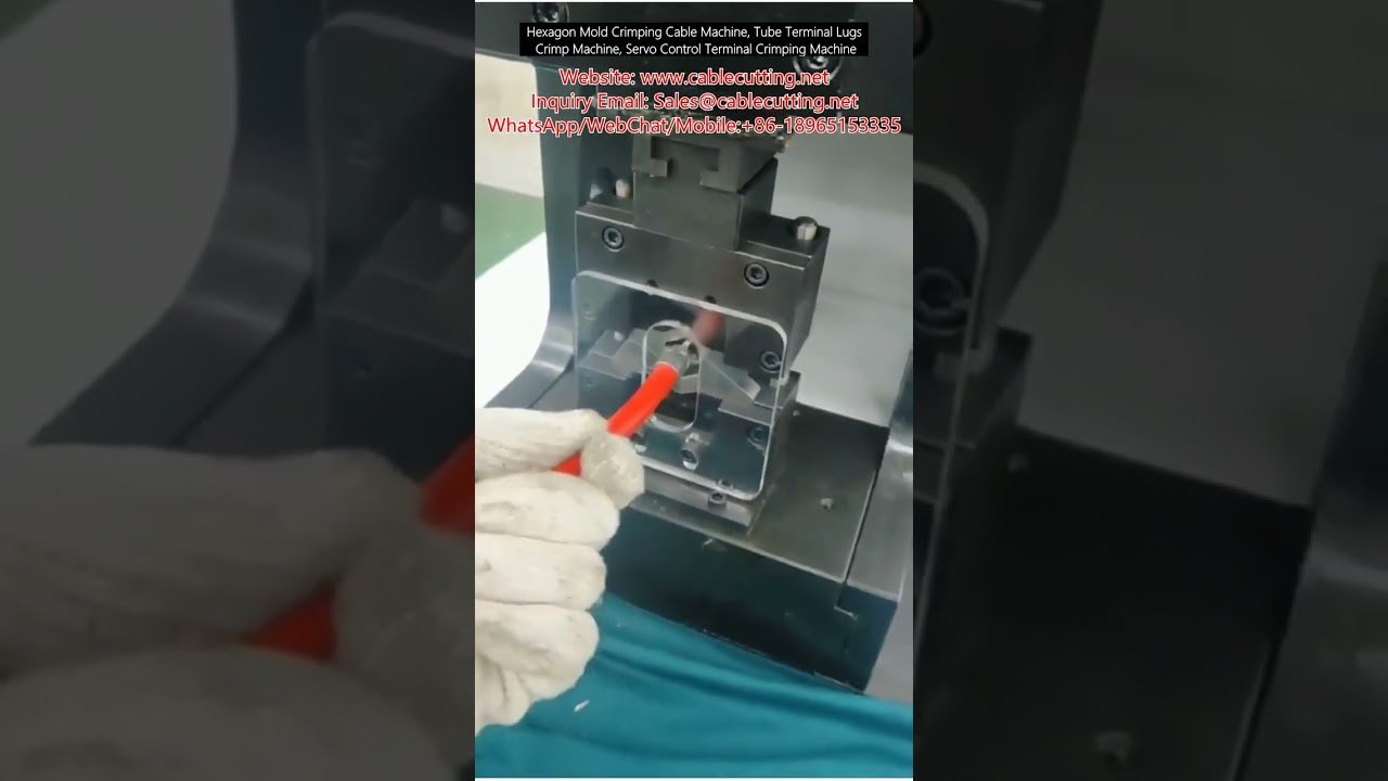 Μηχανή Κρίμπινγκ Καλωδίων με Εξαγωνικό Καλούπι, Μηχανή Κρίμπινγκ Ακροδεκτών Σωλήνα, Κρίμπερ Ακροδεκτών με Σερβοέλεγχο