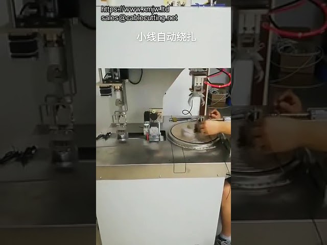 Αυτόματη Μηχανή Δέσιμου Σύρματος με Στρίψιμο | Μηχανή Τύλιξης και Δέσιμου Πηνίων Καλωδίων
