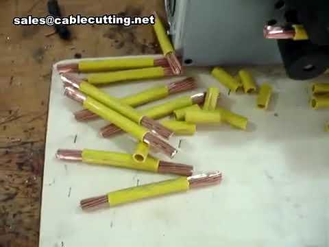 Μηχανή απογύμνωσης και κοπής καλωδίων 70mm² - Παρουσίαση προϊόντος