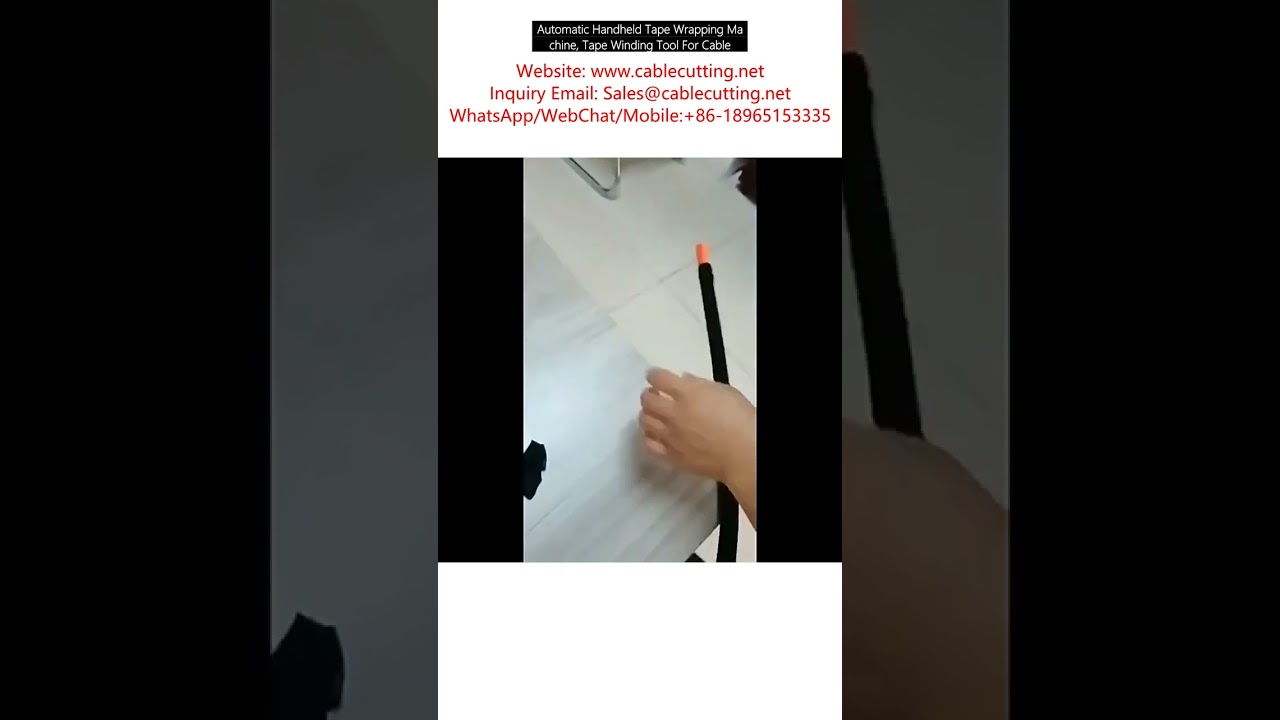 Αυτόματη Φορητή Μηχανή Περιτύλιξης Ταινίας, Εργαλείο Περιέλιξης Ταινίας για Καλώδια