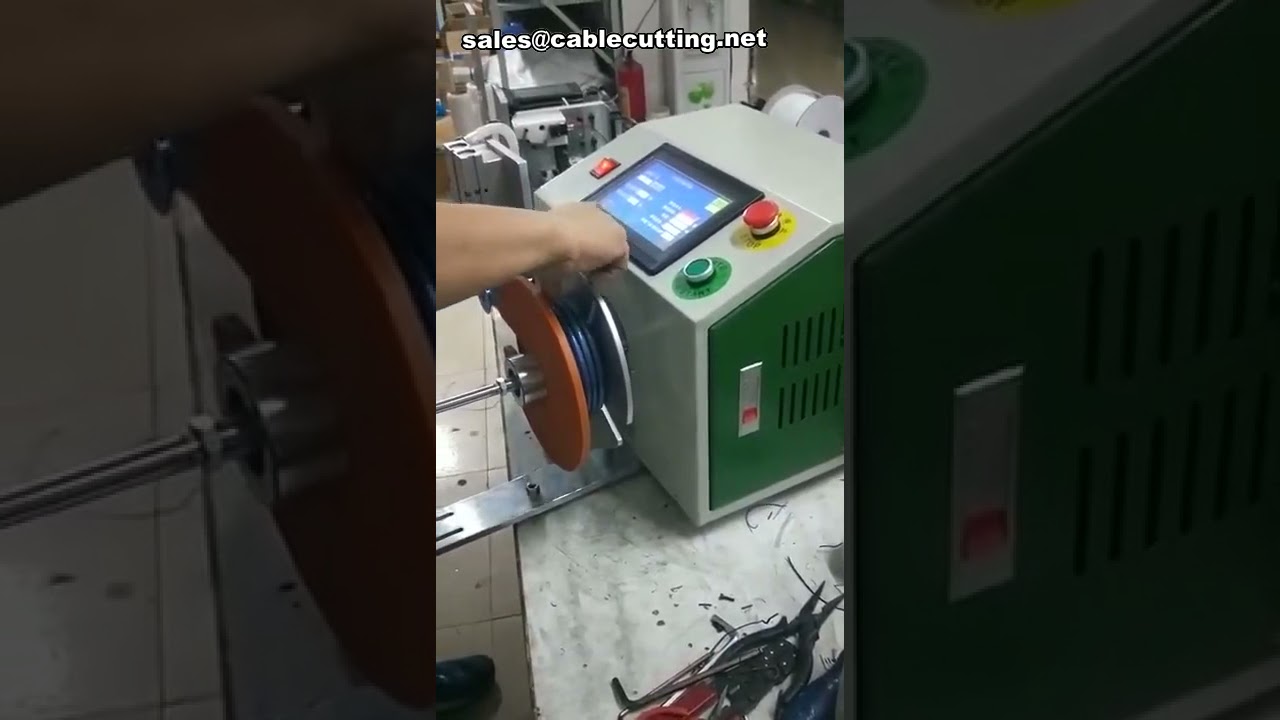 Μηχανή Αυτόματης Περιέλιξης και Τυλίγματος Καλωδίων με Λειτουργία Τελικής Επεξεργασίας | Οργανωτής Καλωδίων