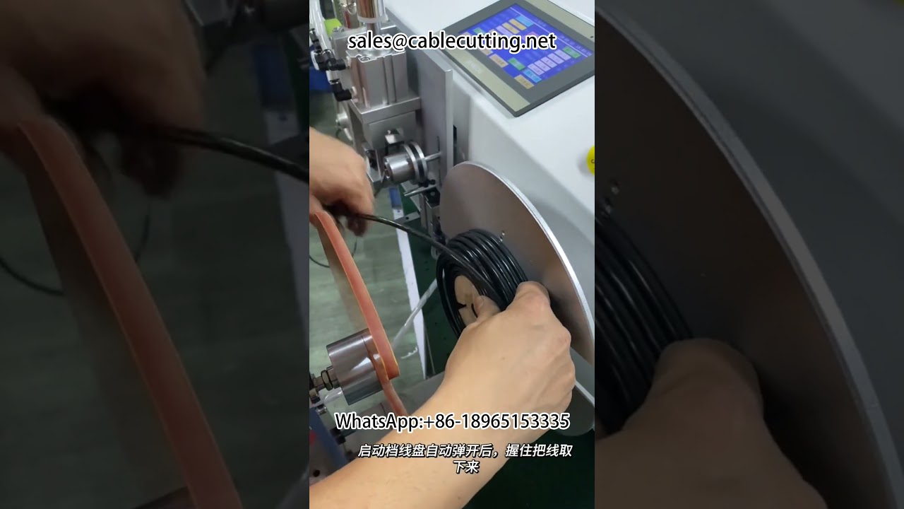 Επιτραπέζιο αυτόματο μηχάνημα μέτρησης, ταξινόμησης, περιέλιξης, κοπής και δεσίματος #μέτρηση_μετρητή_περιέλιξη