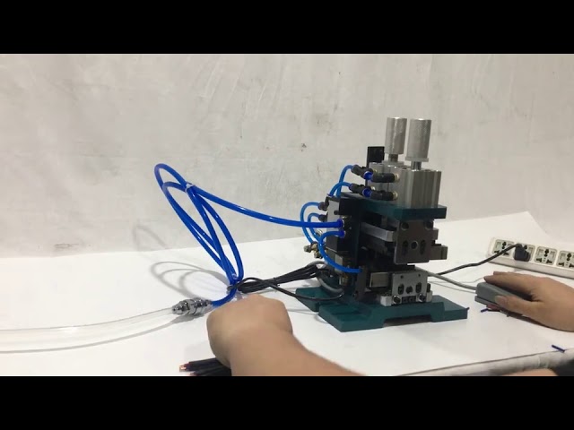 vertical Pneumatic Wire Stripping Machine 2