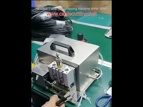 Ακριβής Συστροφή Θωρακισμένου Καλωδίου USB & Ισίωση Καλωδίου Δικτύου με WPM-809D